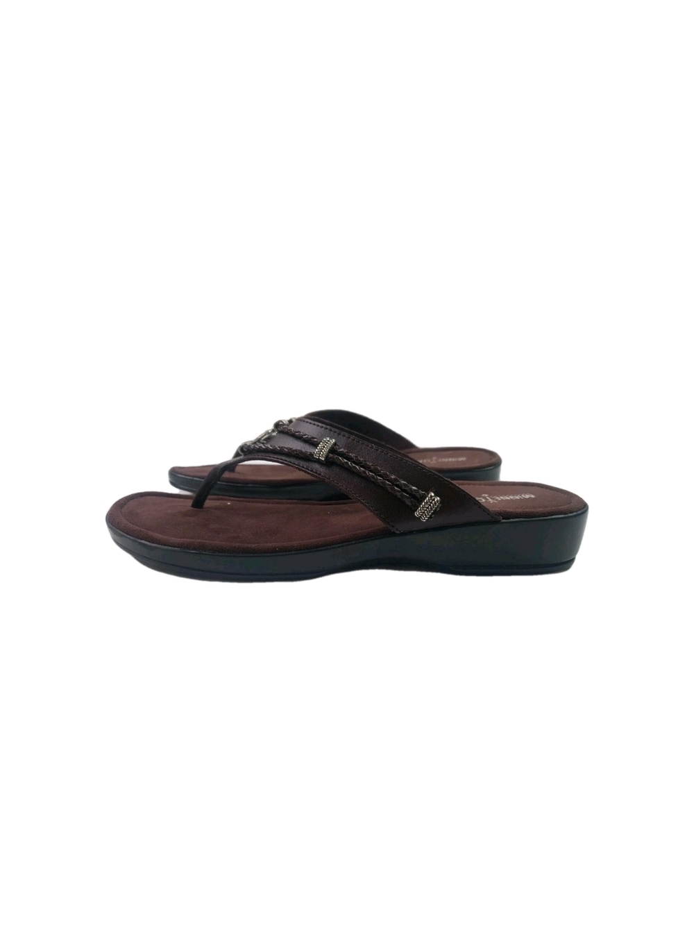 Minnetonka Cheyenne Brown Thong Sandals Womens Size 11 New